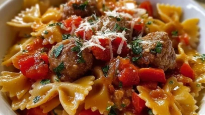 Italian Sausage With Bow Tie Pasta