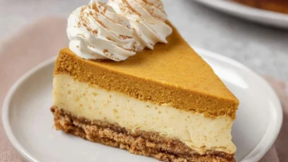 Layered Pumpkin Cheesecake 1