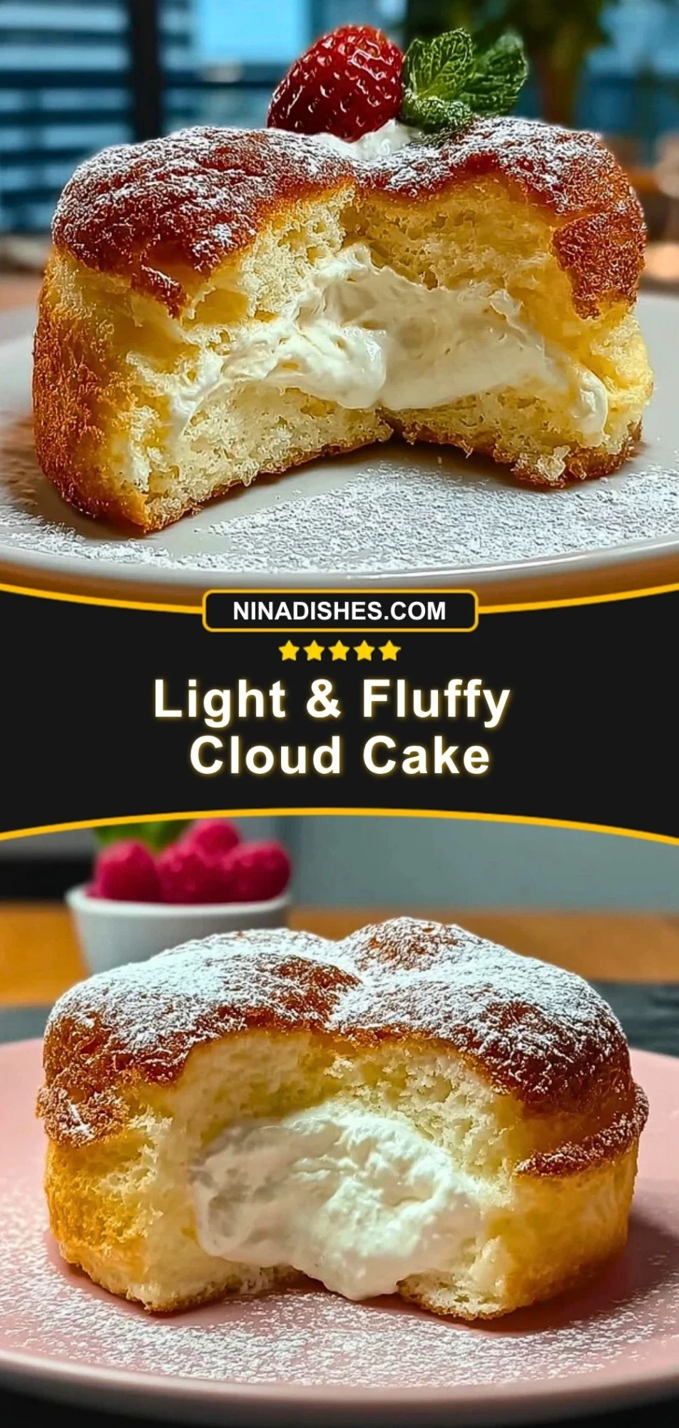 Light & Fluffy Cloud Cake (3)
