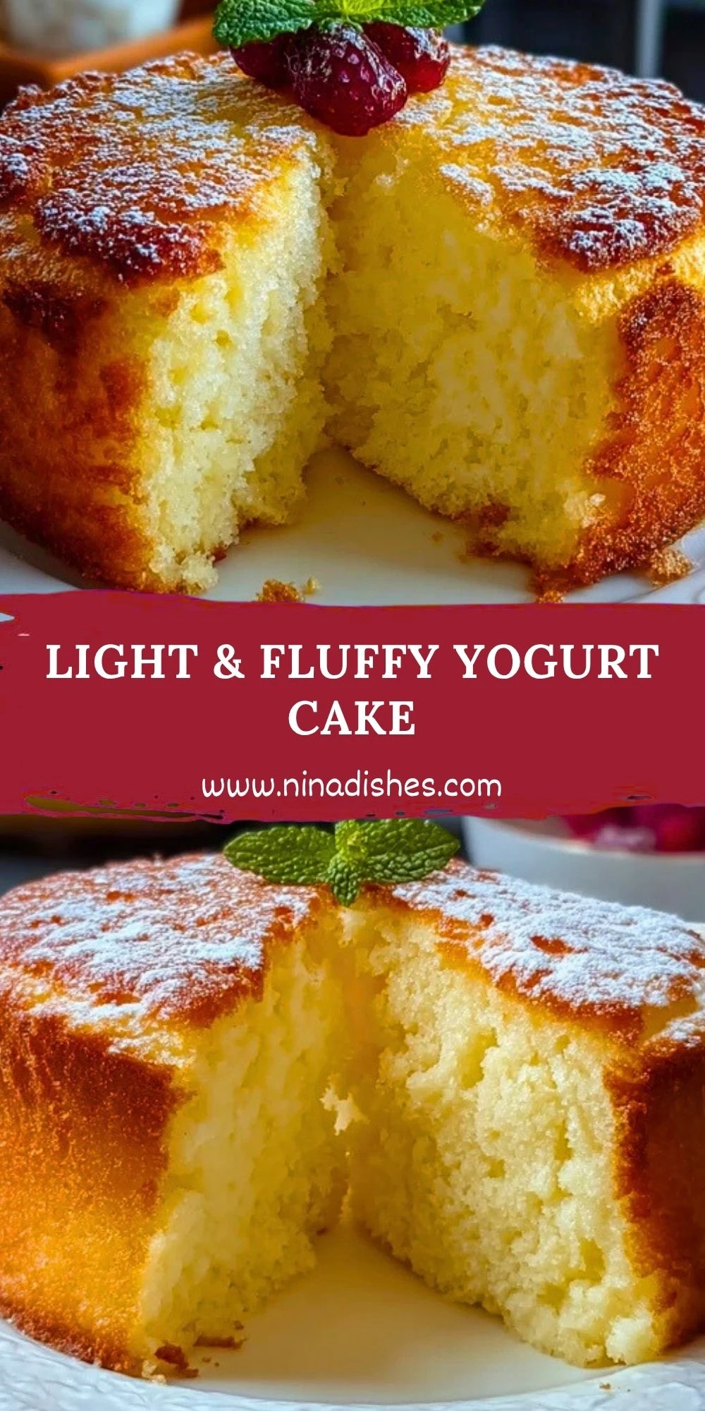 Light & Fluffy Yogurt Cake (2)