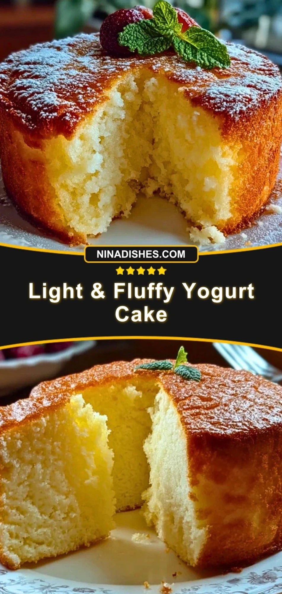 Light & Fluffy Yogurt Cake (3)