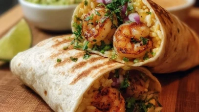 Old Bay Shrimp Burritos