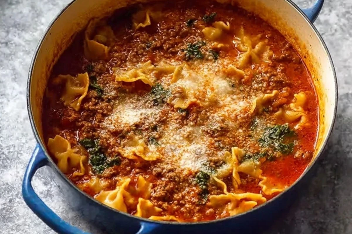 One Pot Lasagna Soup 1