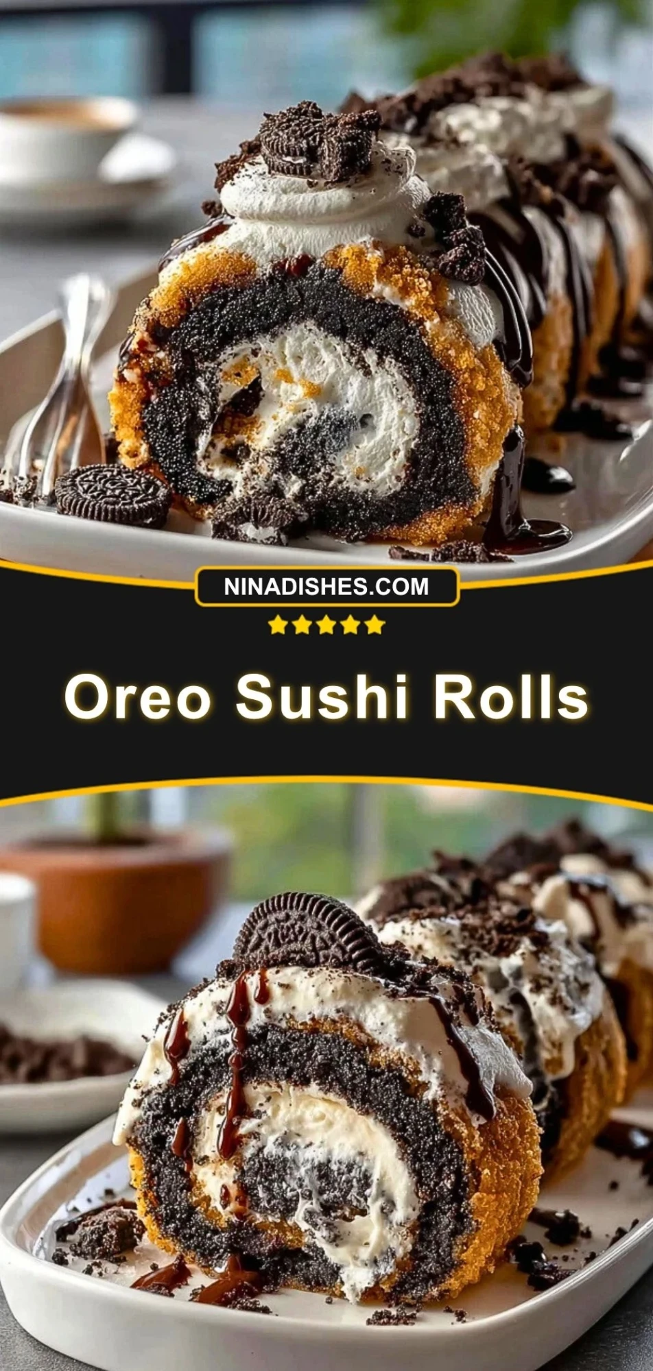 Oreo Sushi Rolls (3)