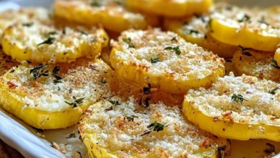 Parmesan Baked Yellow Squash