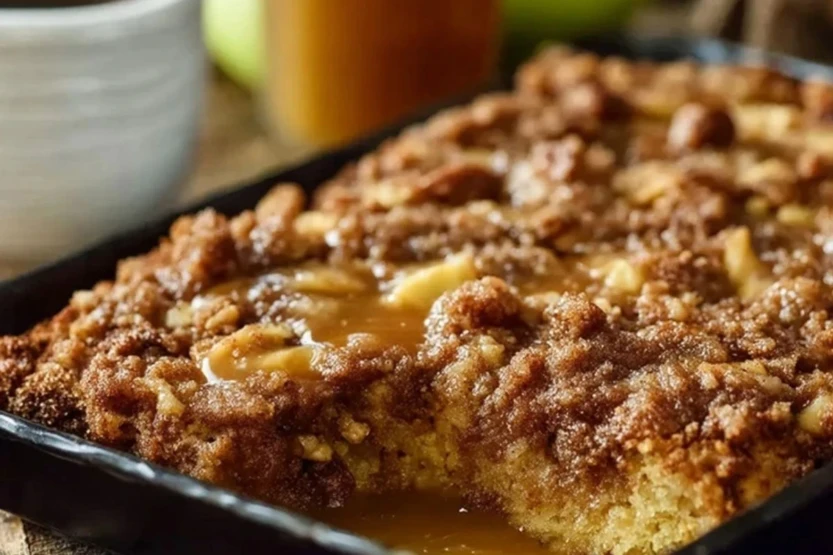 Pecan Apple Crisp Coffee Cake