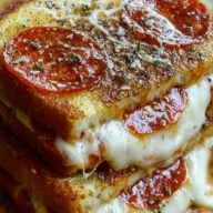 Pizza Grilled Cheese Sandwiches