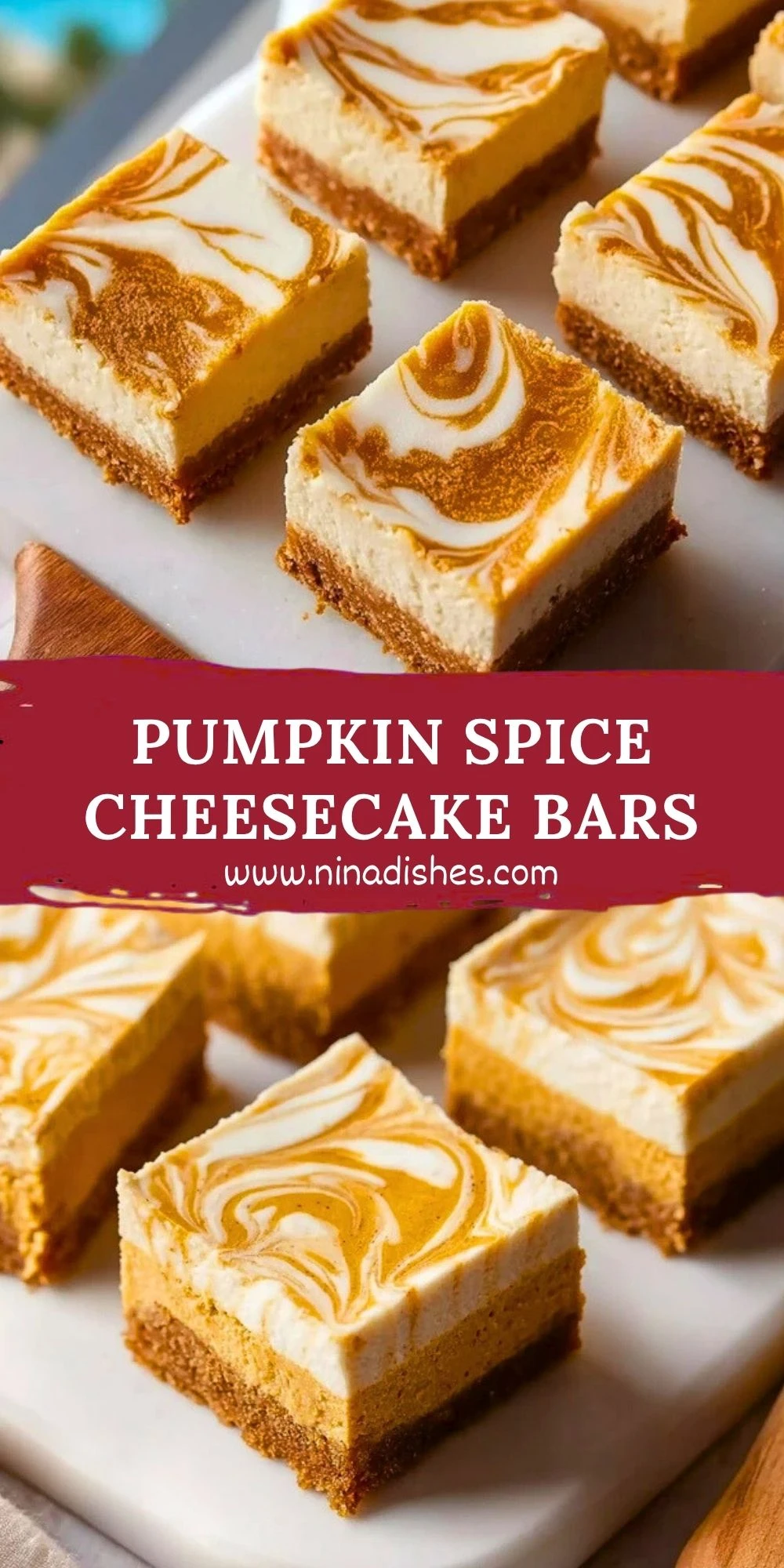 Pumpkin Spice Cheesecake Bars (2)