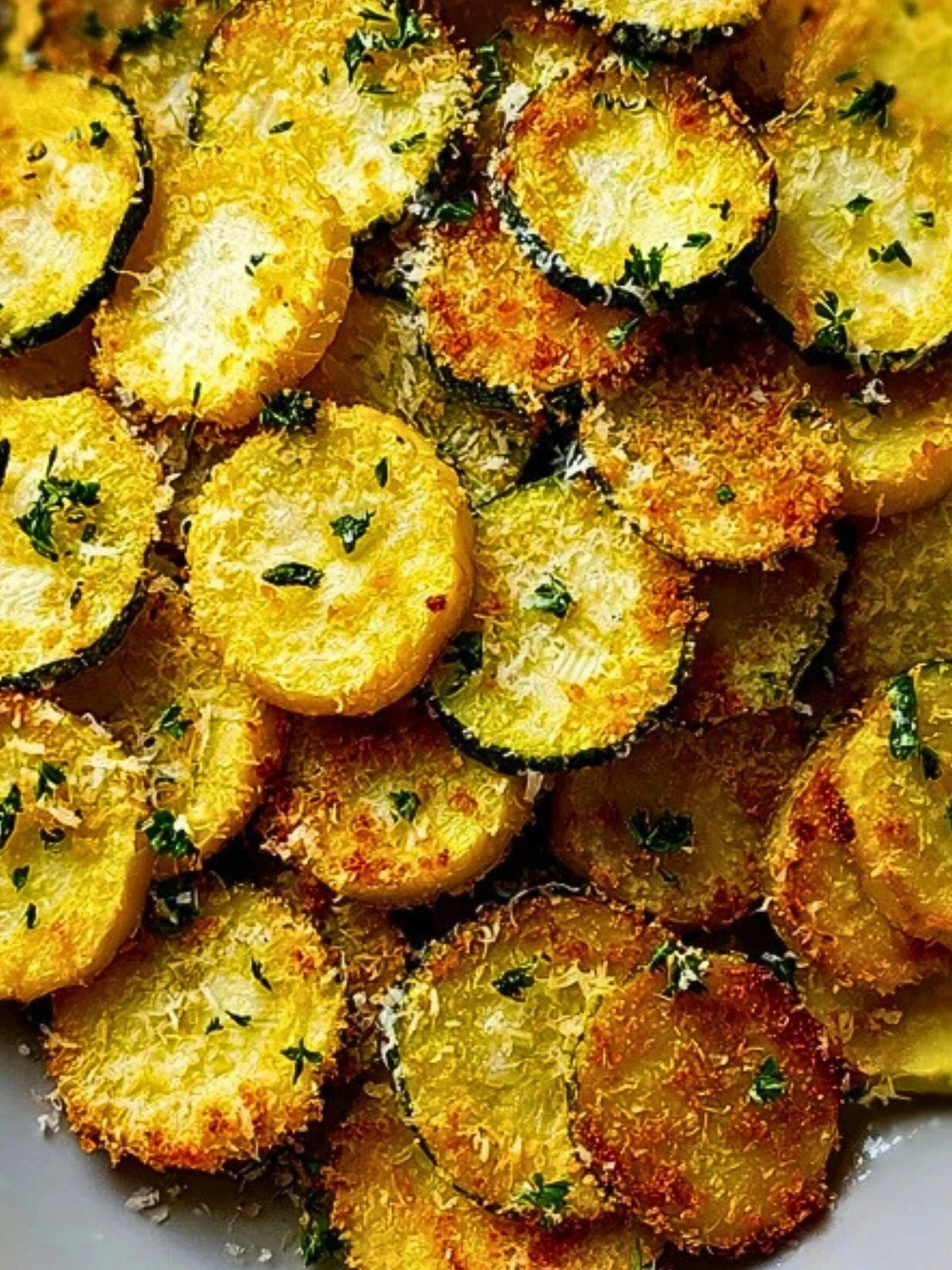 Roasted Summer Squash with Parmesan Garnished (1)