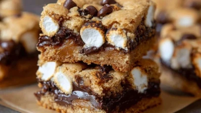 S'mores Cookie Bars