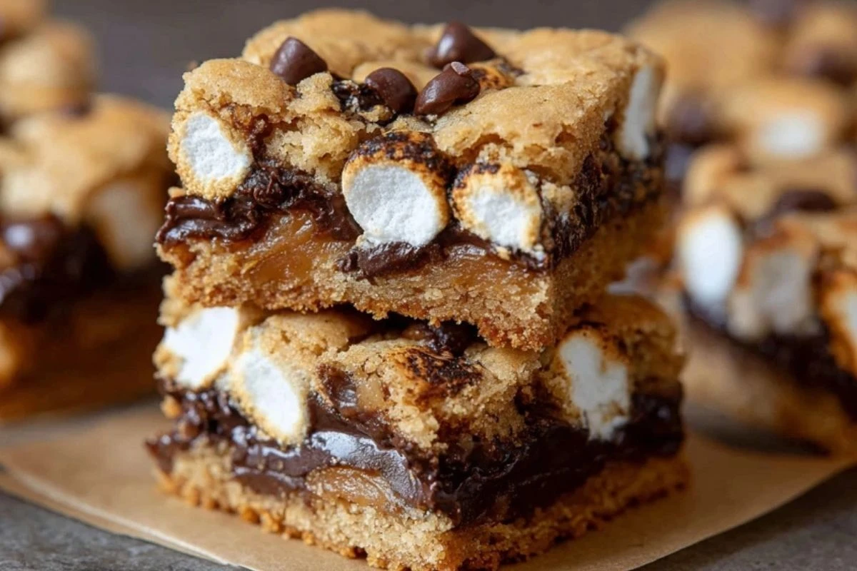 S'mores Cookie Bars