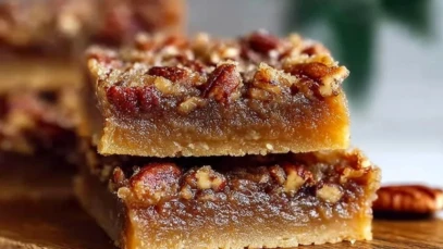 Simple Pecan Pie Bars