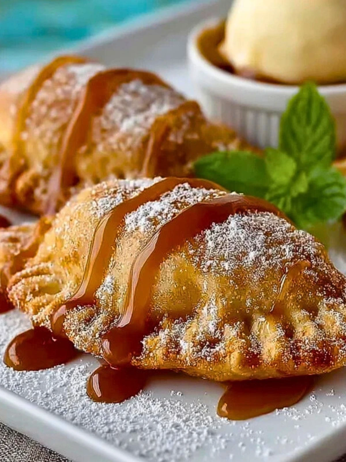 Sweet Caramel Apple Empanadas