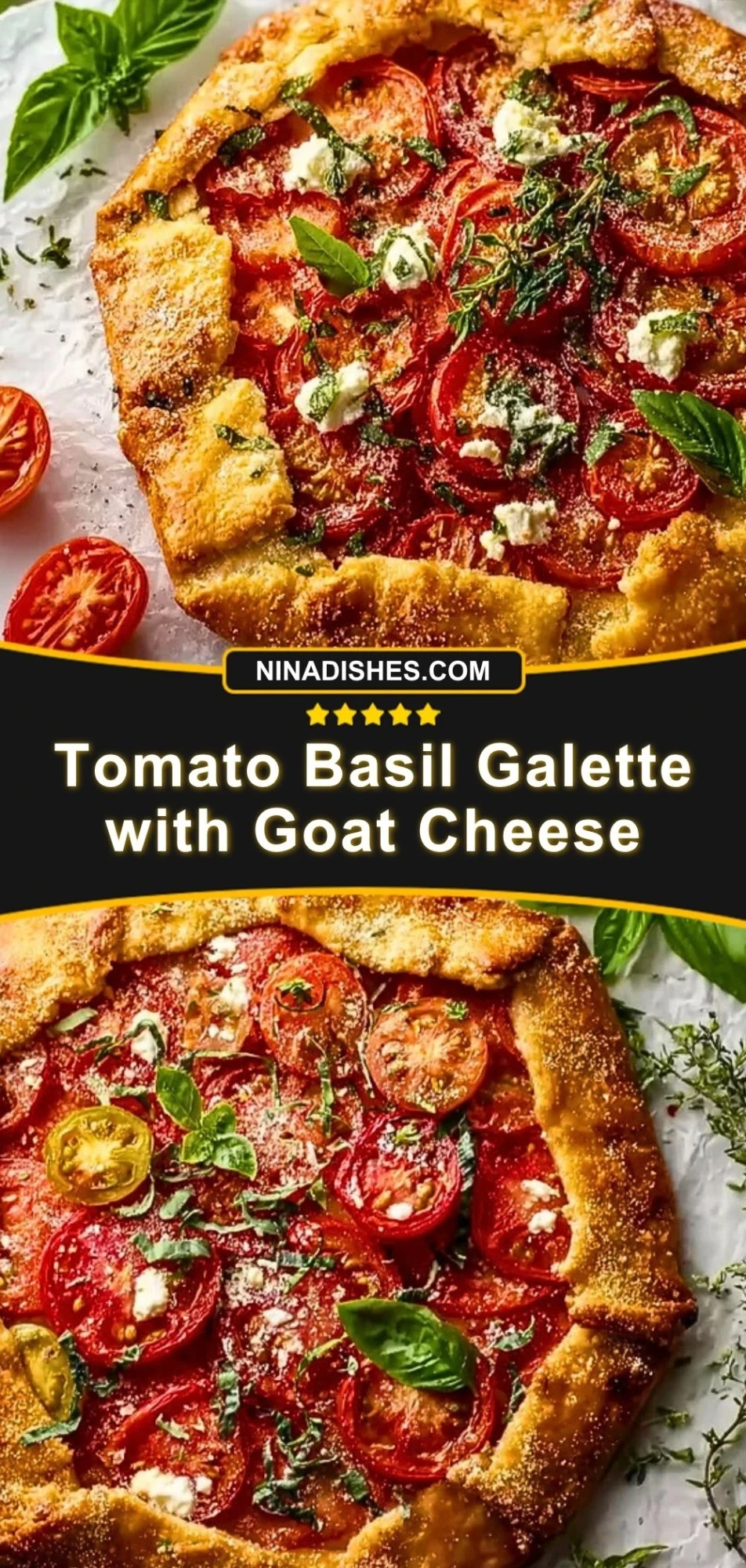 Tomato Basil Galette with Goat Cheese (3)