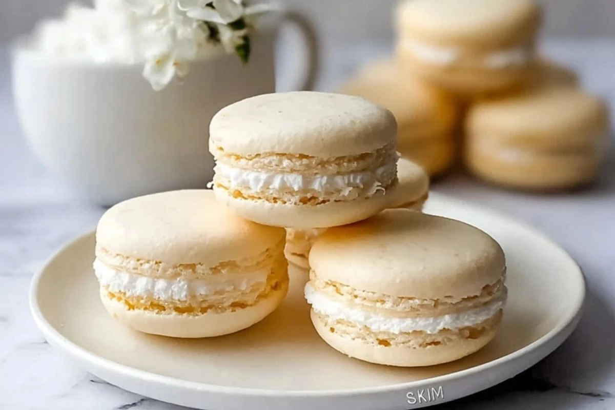 Vanilla Macarons Classic, Creamy & Elegantly Sweet!