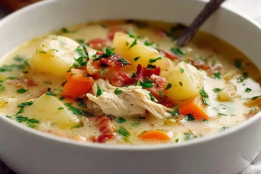Warming Chicken Potato Soup