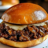 Best French Onion Beef Sloppy Joes