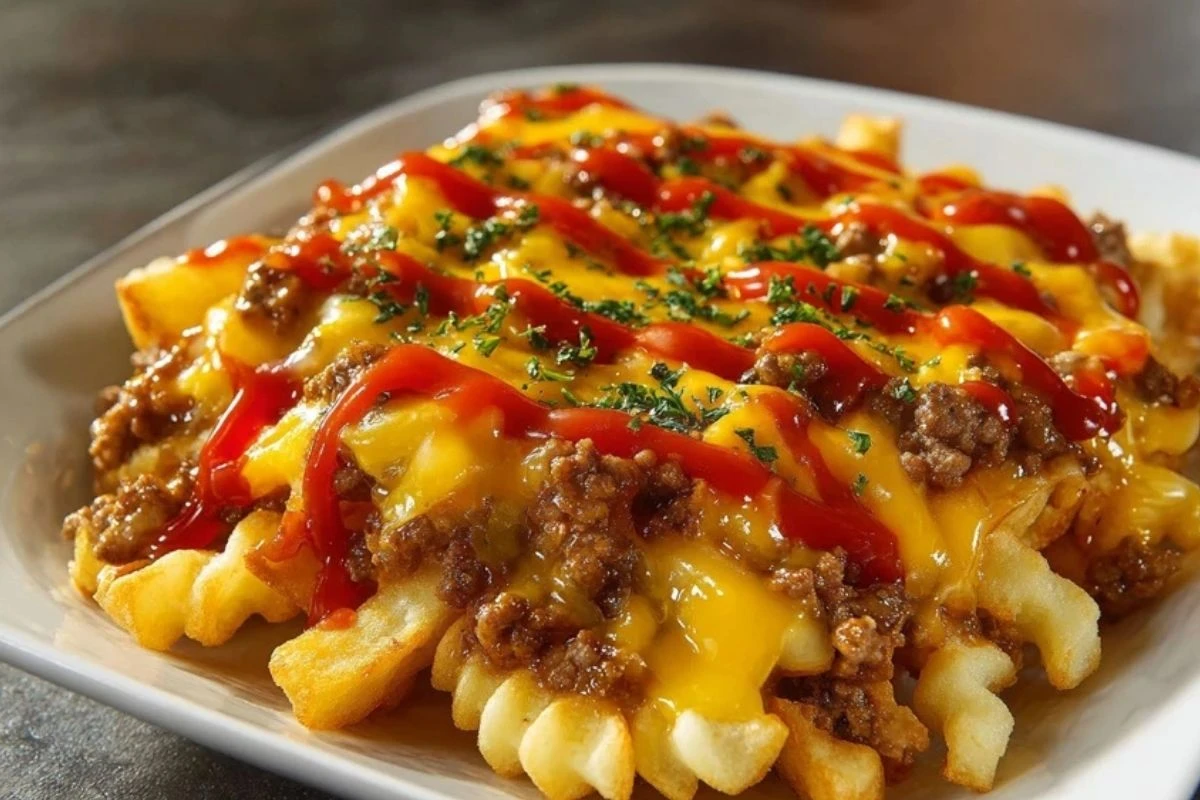 Cheeseburger French Fry Bake