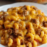 Cheesy Beef and Macaroni Casserole