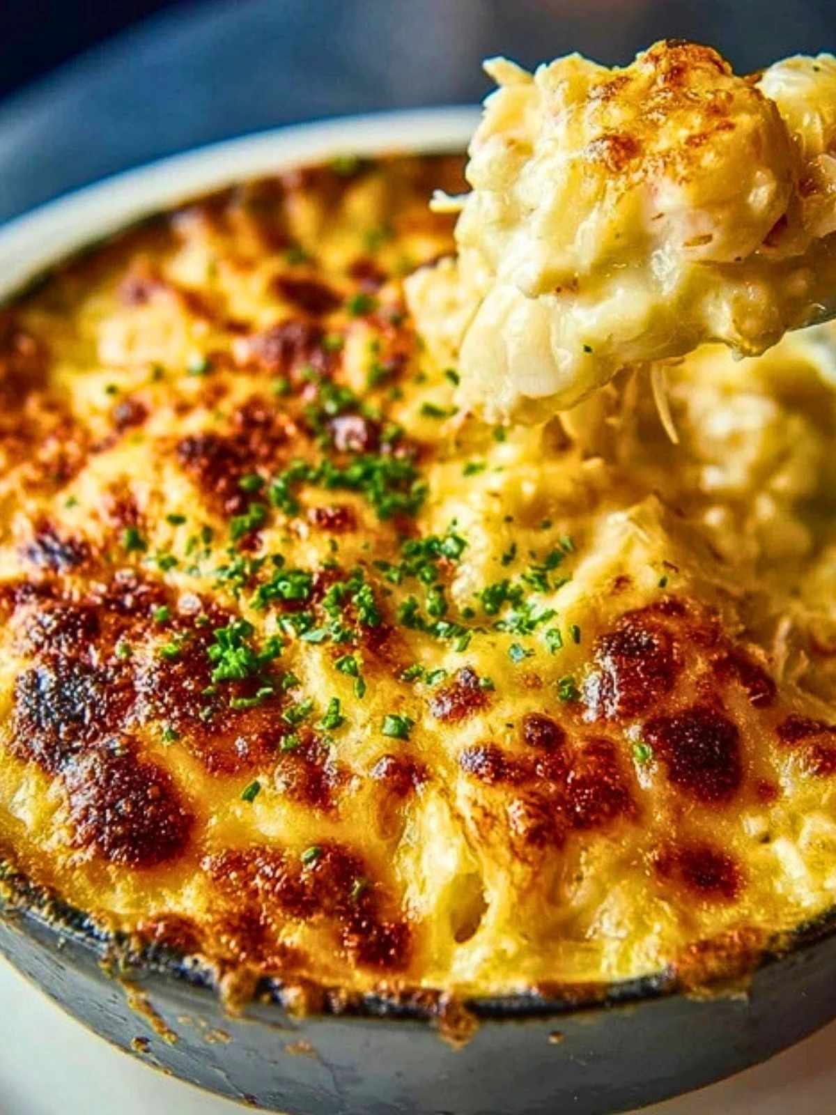 Cheesy Jumbo Lump Crab Au Gratin (1)