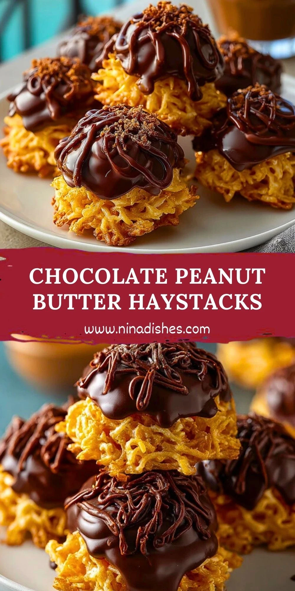 Chocolate Peanut Butter Haystacks (2)
