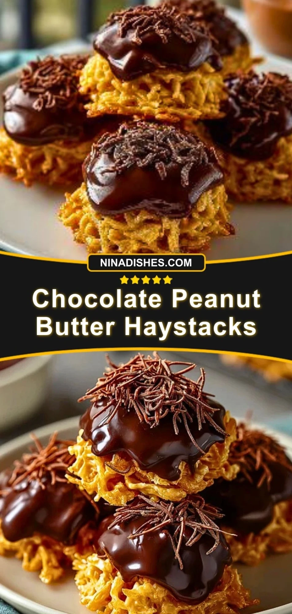 Chocolate Peanut Butter Haystacks (3)