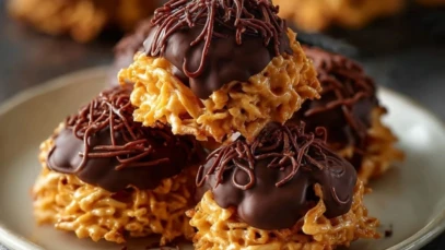 Chocolate Peanut Butter Haystacks