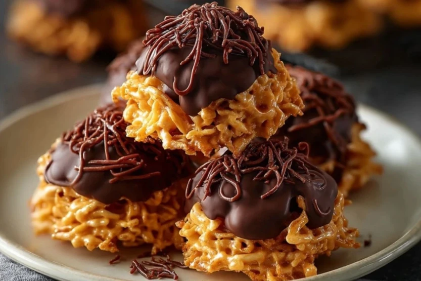 Chocolate Peanut Butter Haystacks