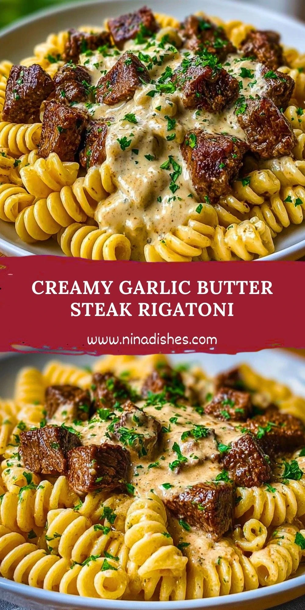 Creamy Garlic Butter Steak Rigatoni (2)
