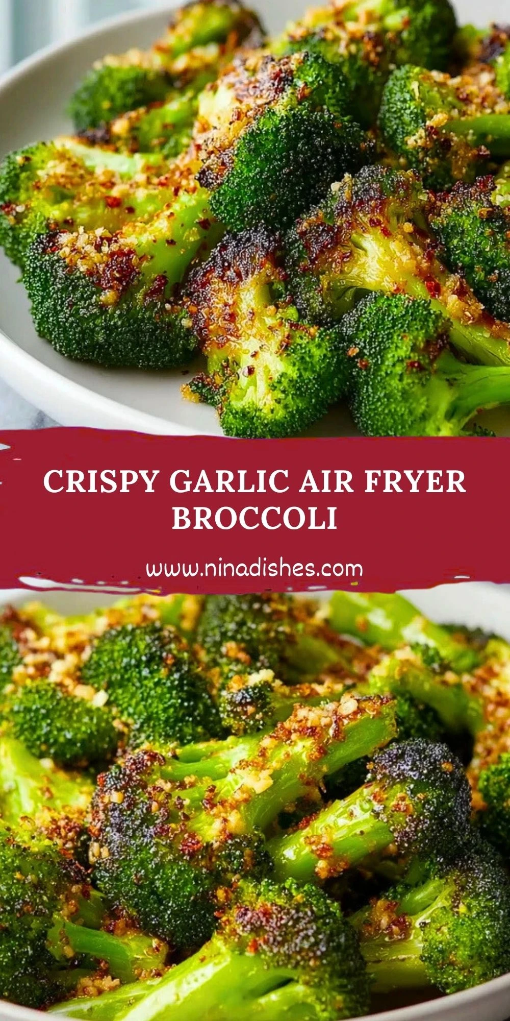 Crispy Garlic Air Fryer Broccoli (2)