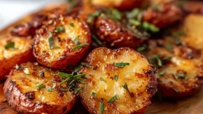 Crispy Smashed Red Potatoes