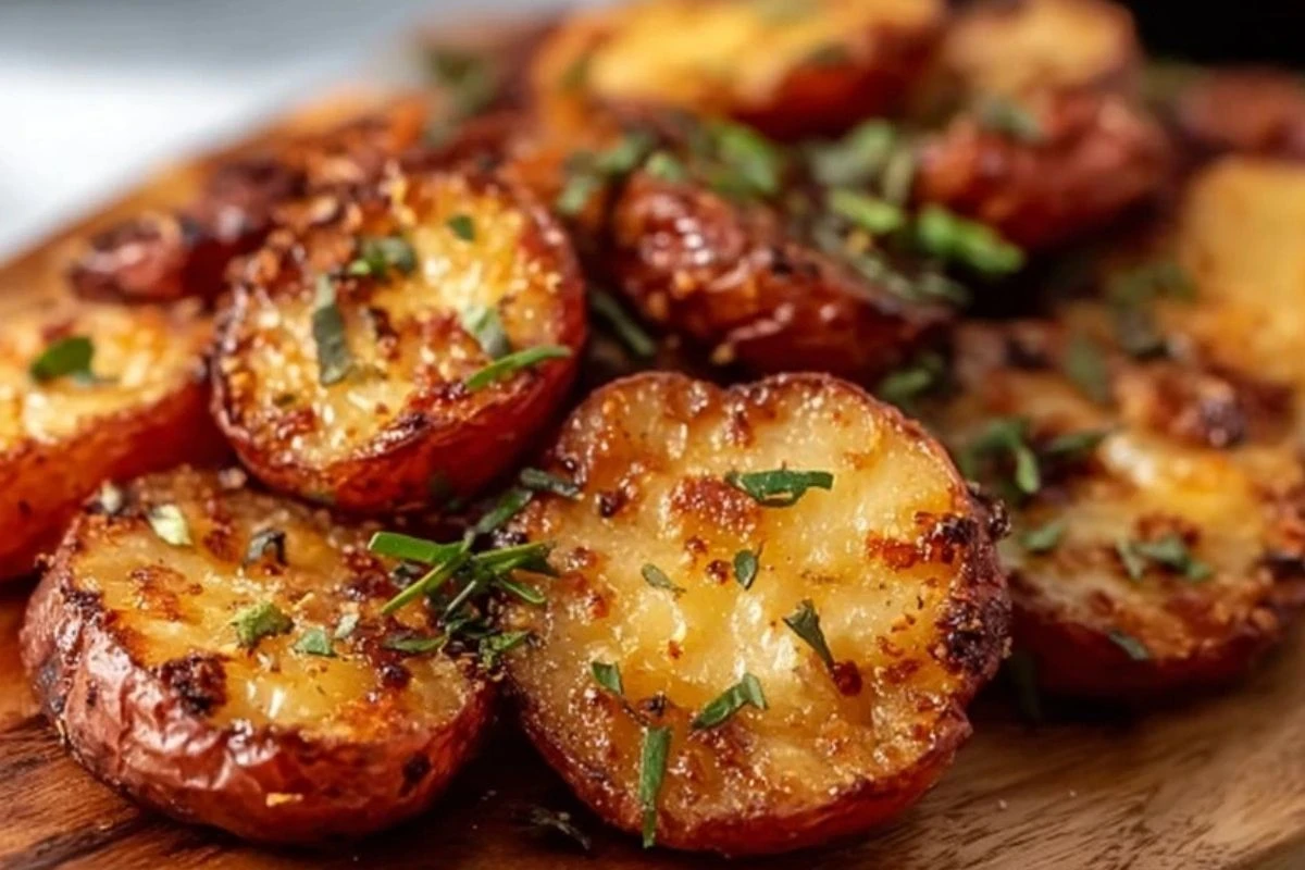 Crispy Smashed Red Potatoes