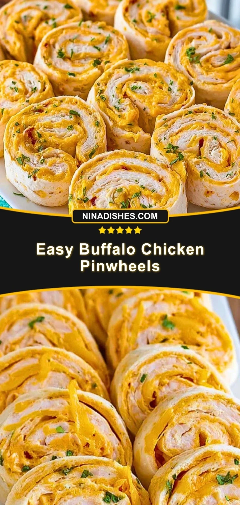 Easy Buffalo Chicken Pinwheels (3)