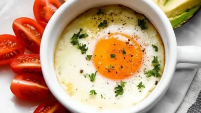 Easy Perfect Baked Eggs
