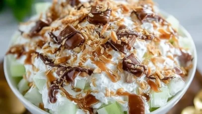 Easy Snicker Apple Salad
