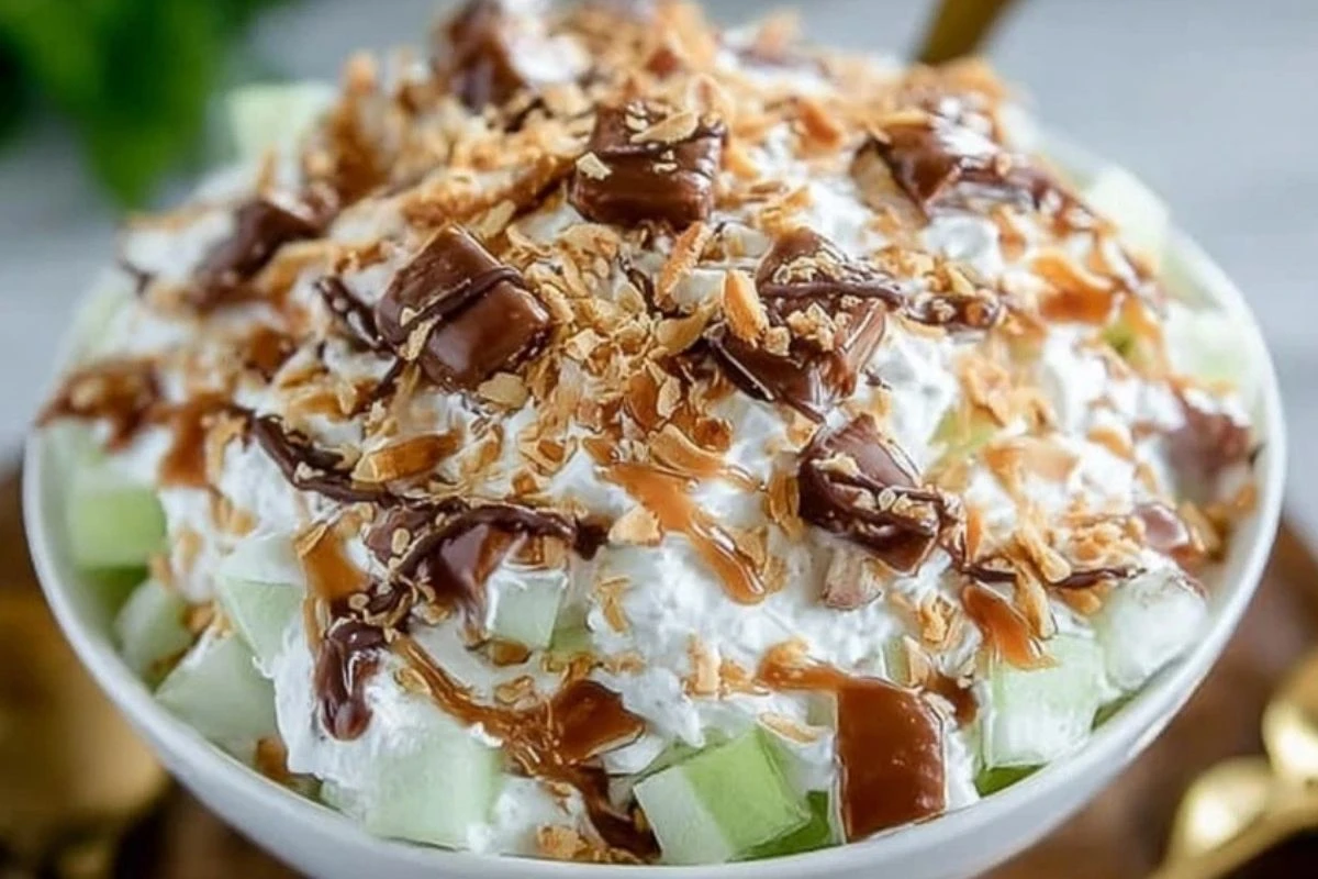 Easy Snicker Apple Salad