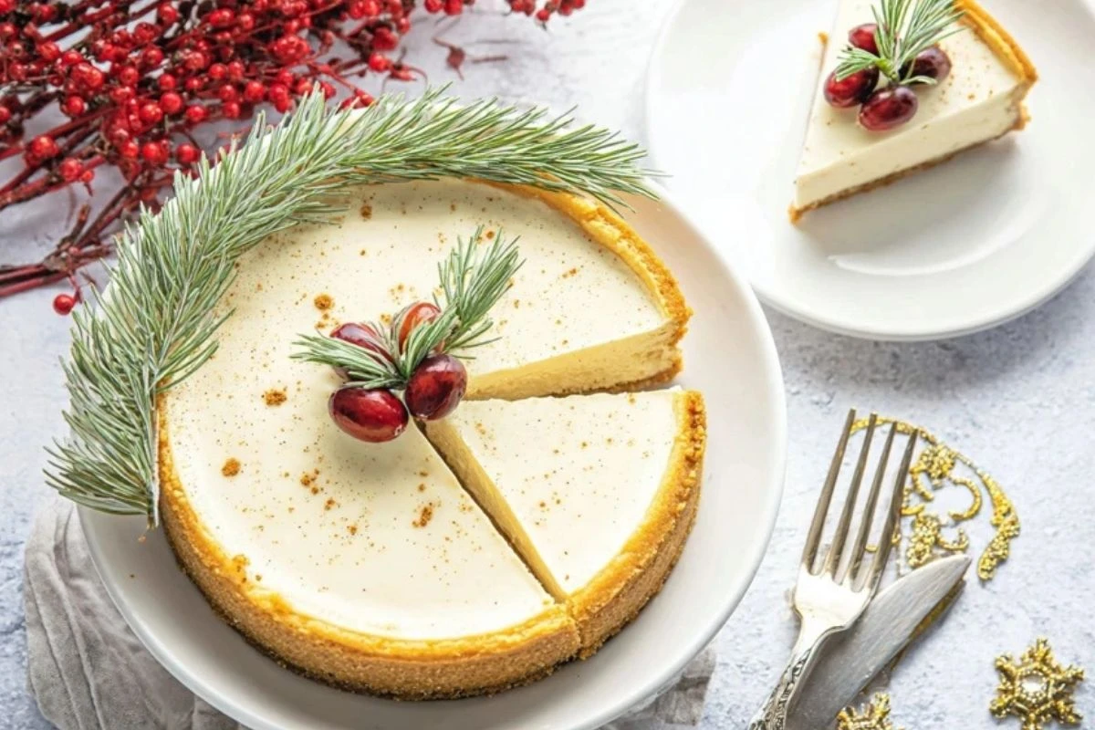 Eggnog Cheesecake