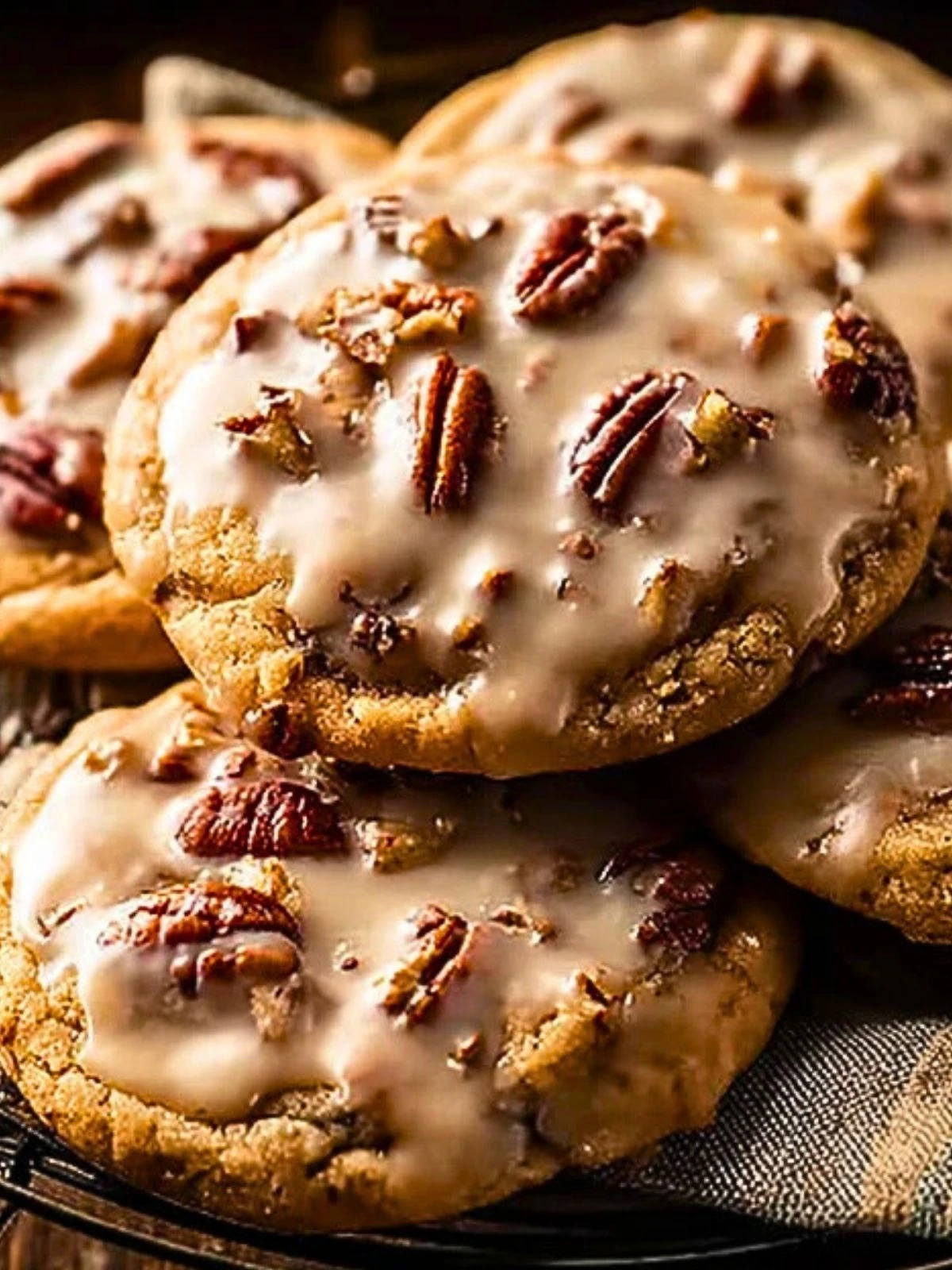Frosted Butter Pecan Cookies (1)