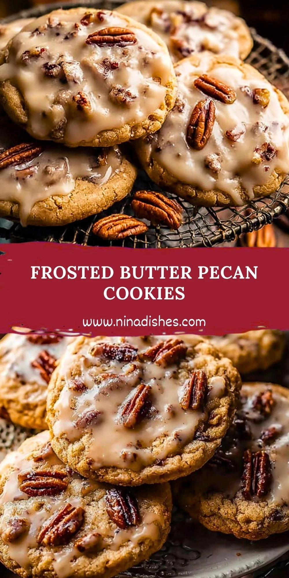 Frosted Butter Pecan Cookies (2)