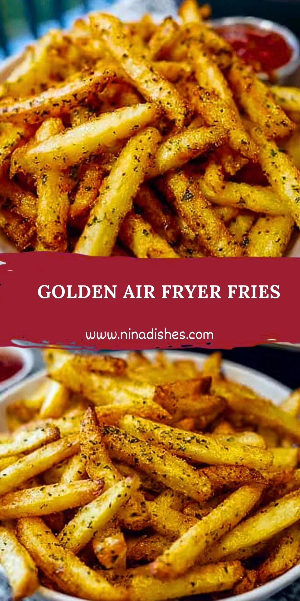 Golden Air Fryer Fries (2)