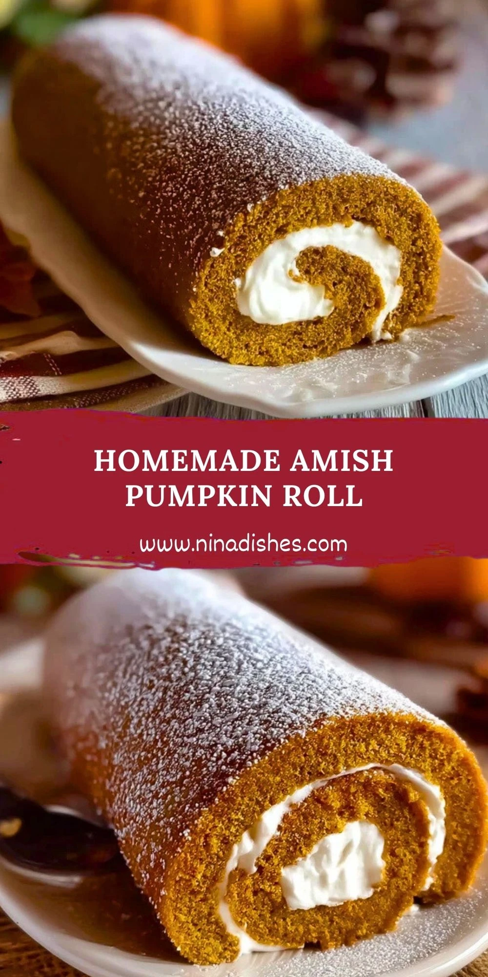 Homemade Amish Pumpkin Roll (2)