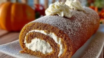 Homemade Amish Pumpkin Roll