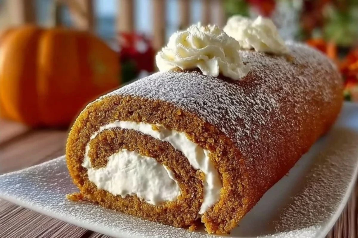 Homemade Amish Pumpkin Roll