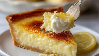 Impossible Lemon Pie