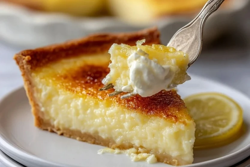 Impossible Lemon Pie