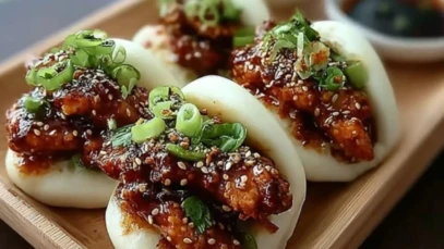 Korean Chicken Bao Buns