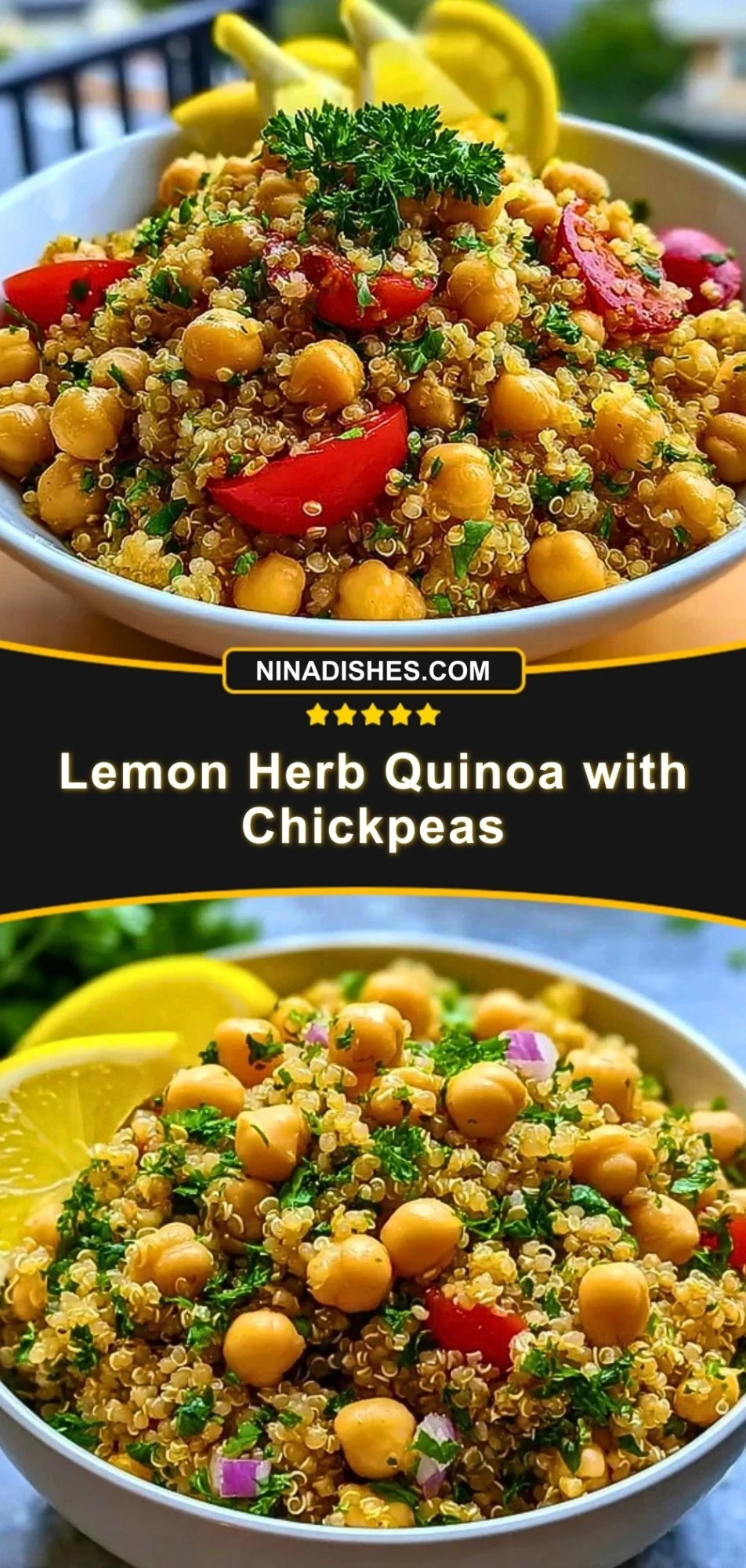 Lemon Herb Quinoa with Chickpeas (3)