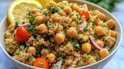 Lemon Herb Quinoa with Chickpeas
