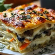 Loaded Veggie White Lasagna