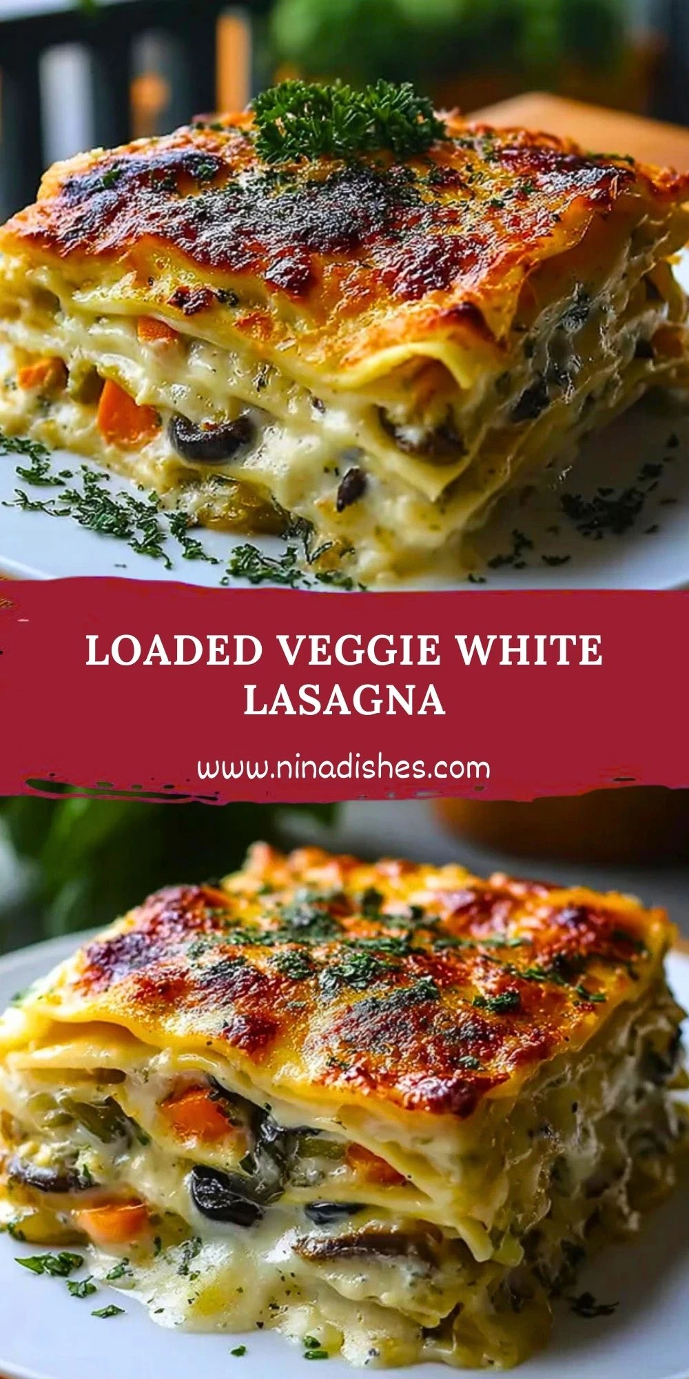 Loaded Veggie White Lasagna (2)